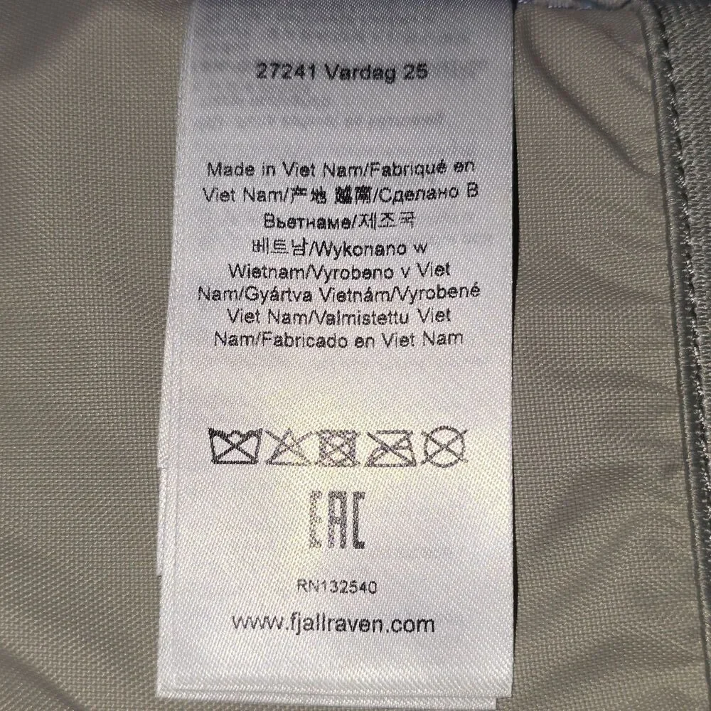 Fjallraven G-1000 Vardag 25L Backpack Gray